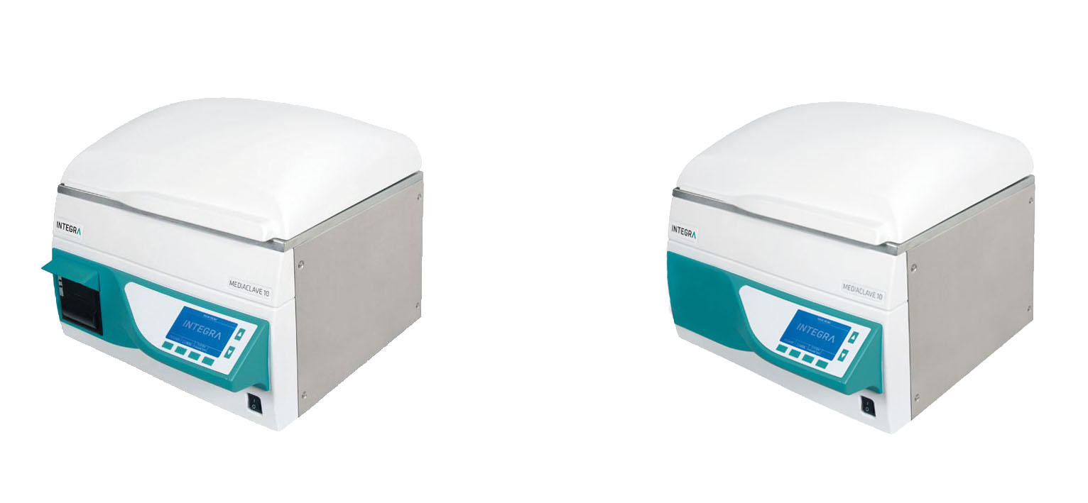 MEDIACLAVE 10 media sterilizers with and without printer